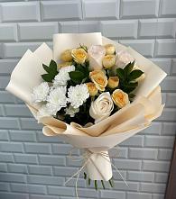 Букет цветов из:  Розы и Хризантемы в Муриково