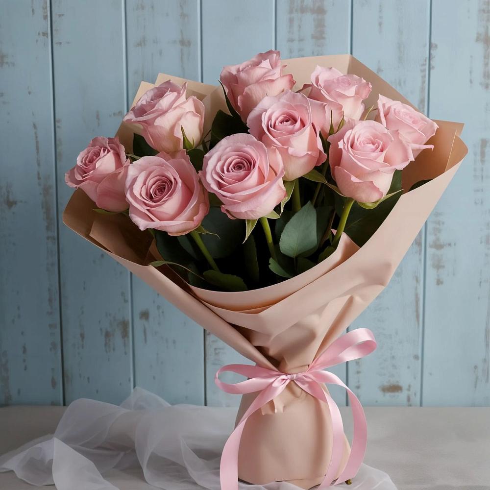 Букет цветов из: Розы в Муриково