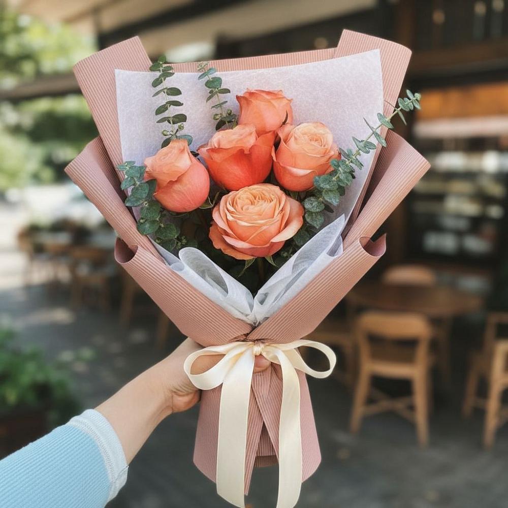 Букет цветов из: Розы в Муриково