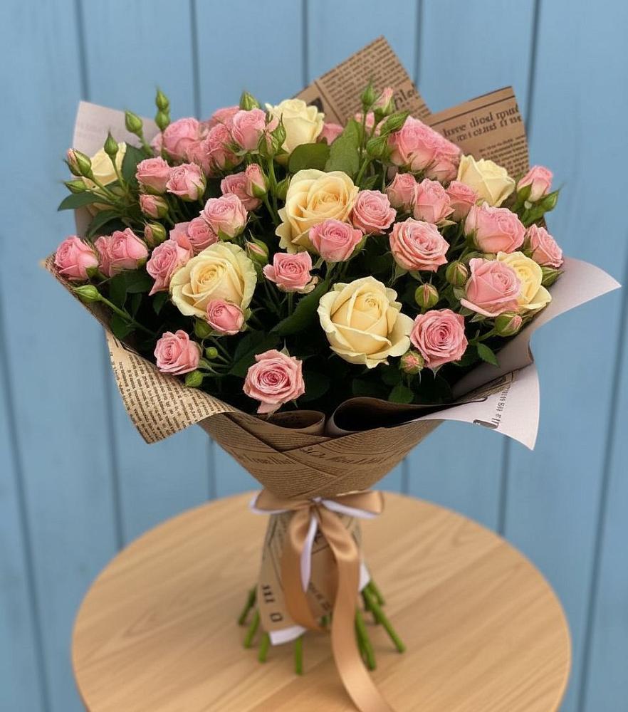 Букет цветов из: Розы в Муриково