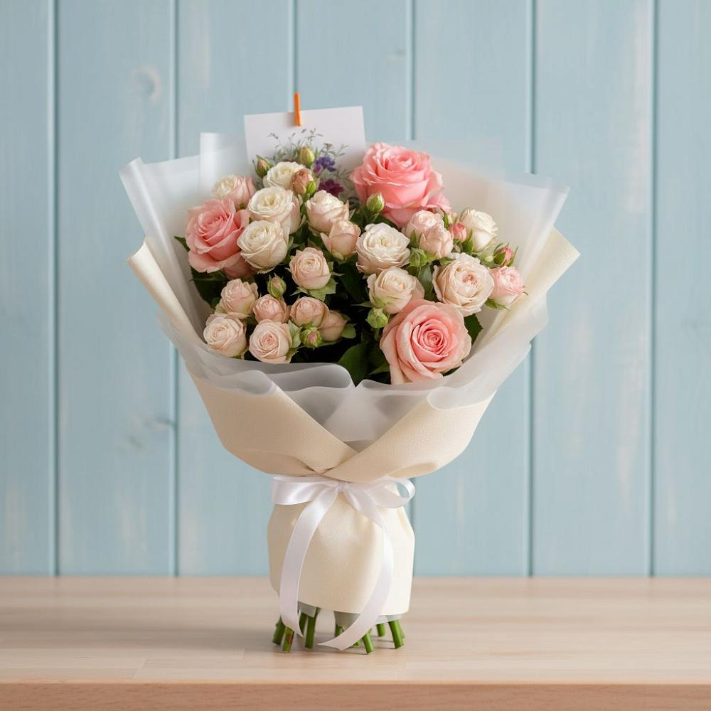 Букет цветов из: Розы в Муриково