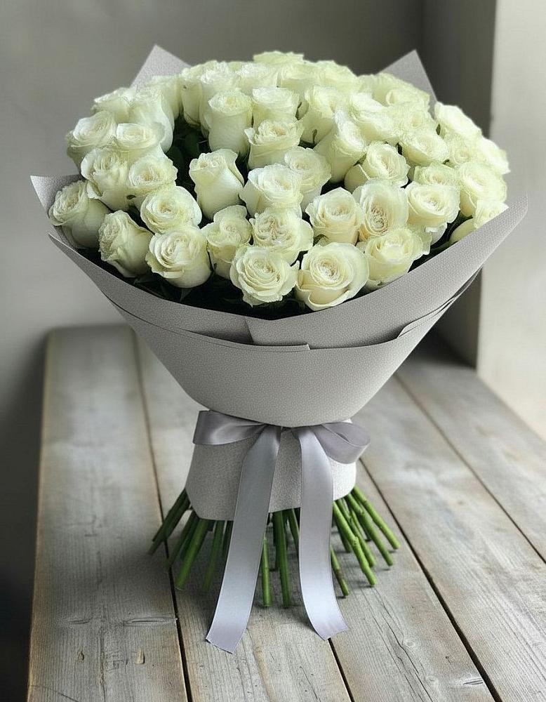 Букет 35 Белых роз в Муриково