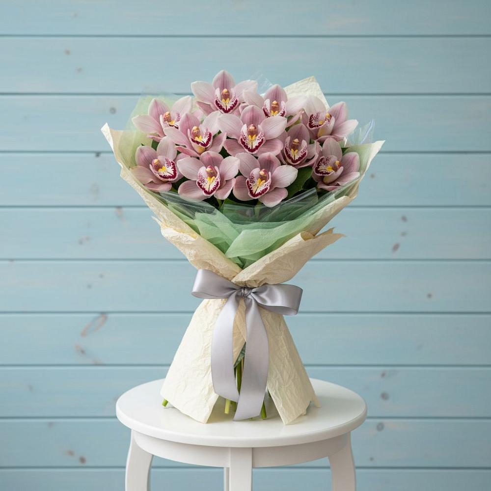 Букет цветов из: Орхидеи и Розы в Муриково