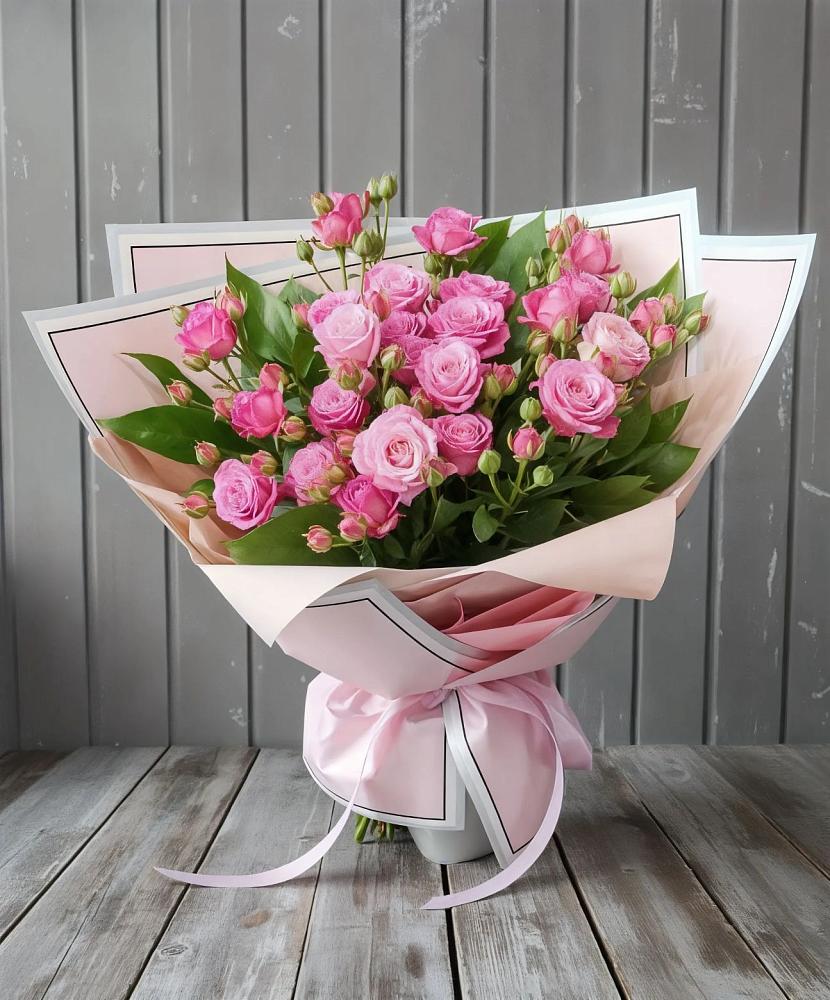 Букет Розовый кустик в Муриково