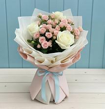 Букет цветов из:  Розы в Муриково