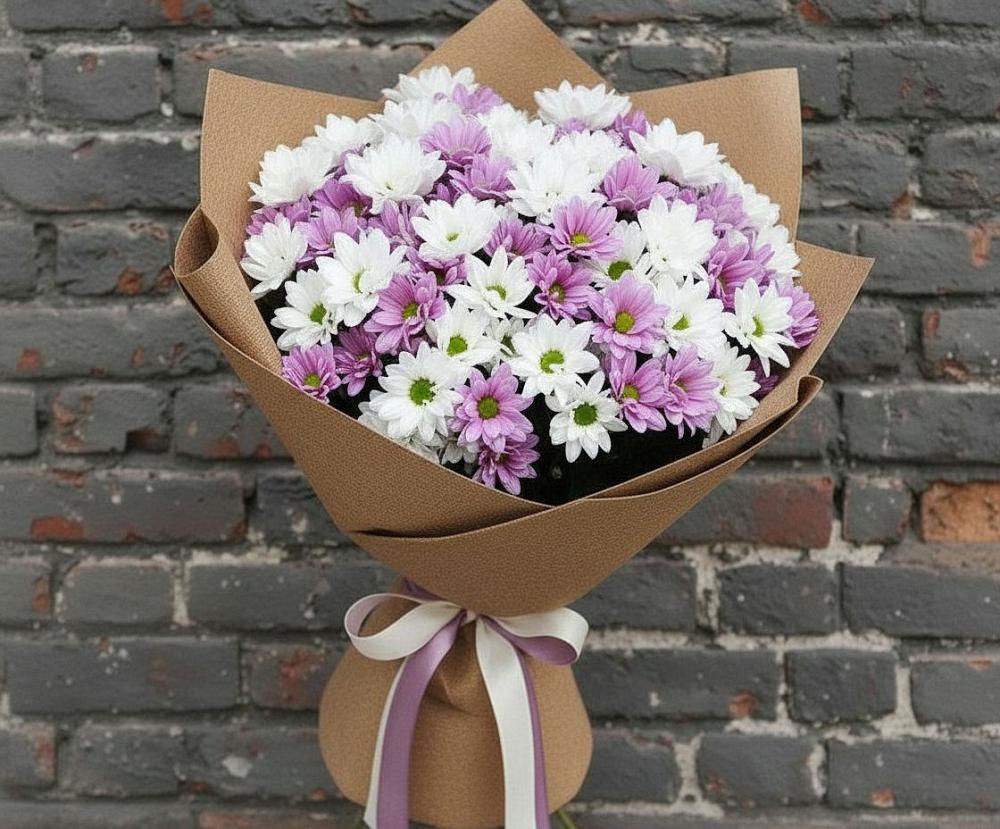 Букет цветов из: Хризантемы в Муриково