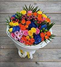 Букет цветов из:  Розы и Хризантемы в Муриково