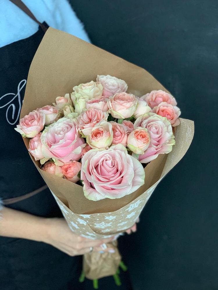 Букет цветов из: Хризантемы и Розы в Муриково