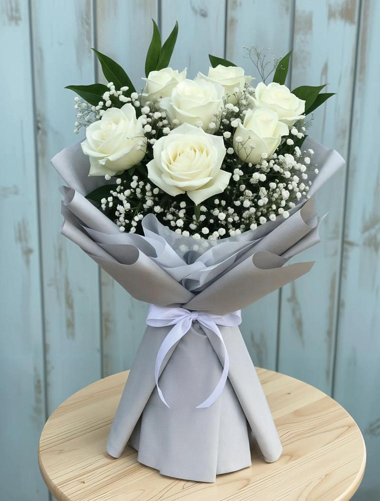 Букет цветов из: Розы в Муриково