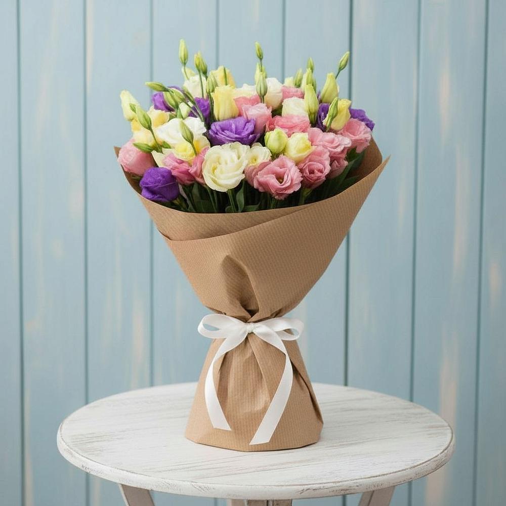 Букет цветов из: Лизиантусы в Муриково