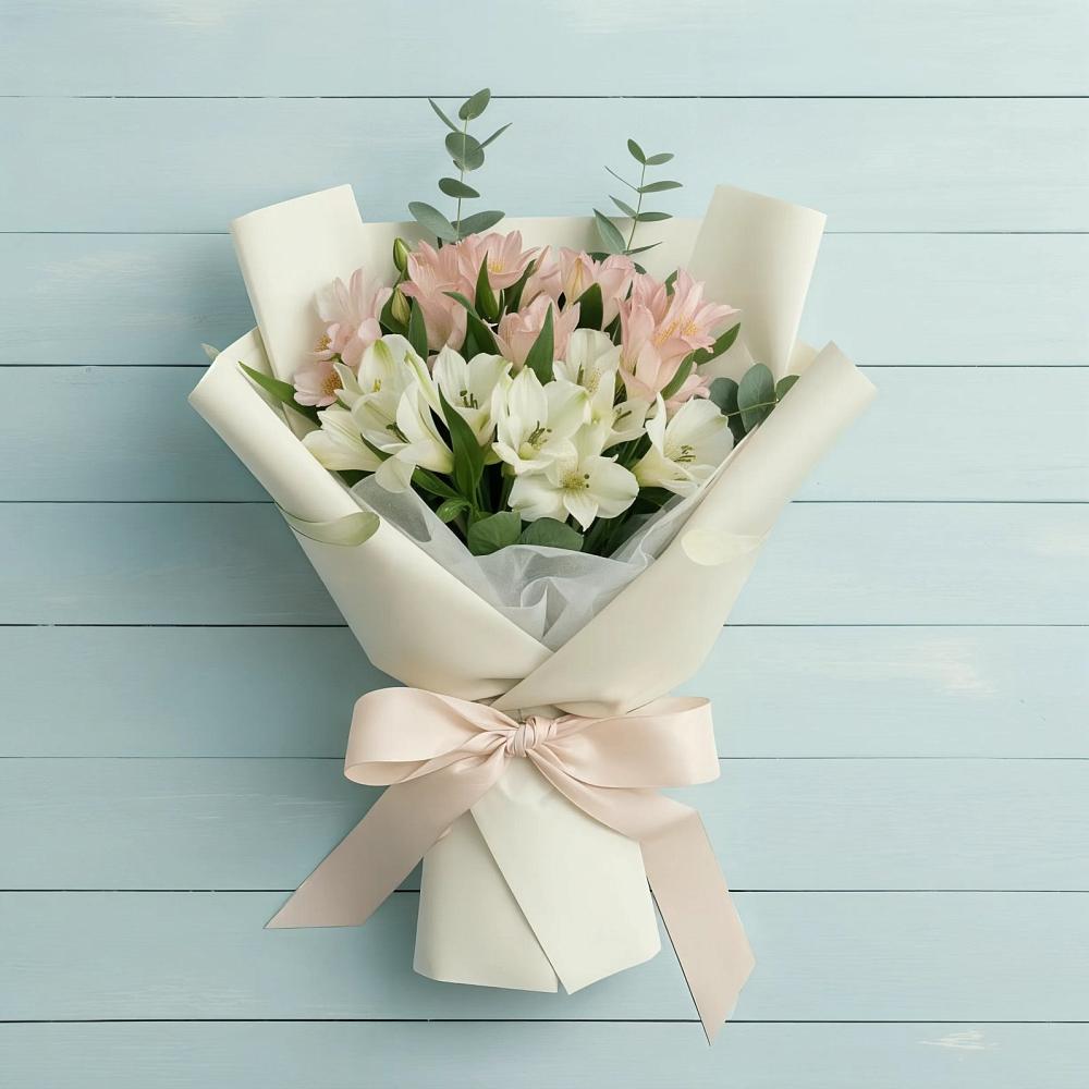 Букет цветов из: Альстромерии в Муриково