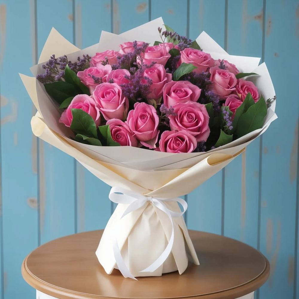 Букет цветов из: Розы в Муриково