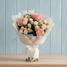 Букет цветов из:  Розы в Муриково