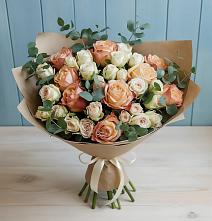 Букет цветов из:  Альстромерии и Розы #REPLACE_PRED# Муриково
