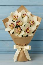 Букет цветов из:  Орхидеи и Розы в Муриково