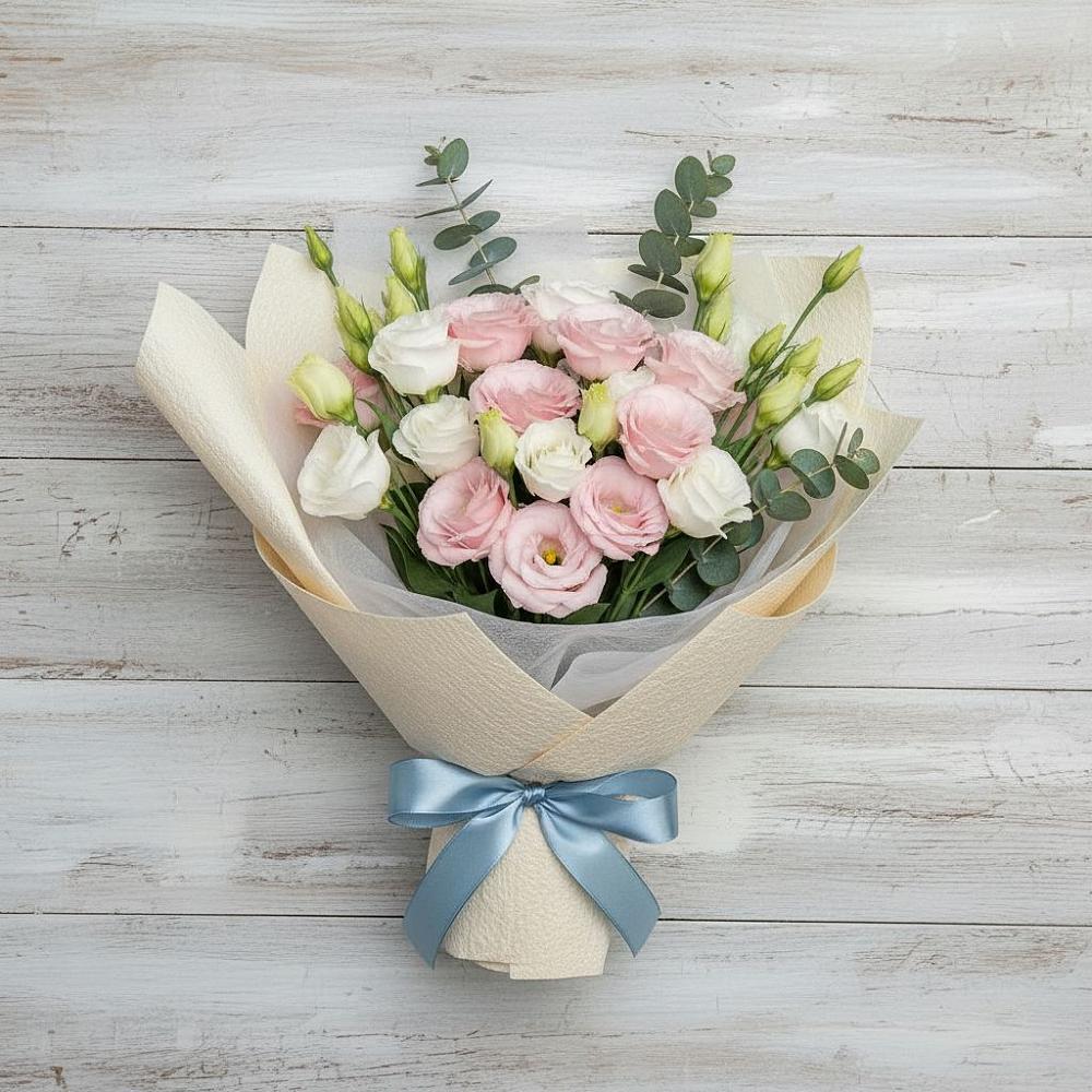 Букет цветов из: Лизиантусы в Муриково