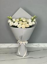 Букет цветов из:  Розы и Лизиантусы в Муриково